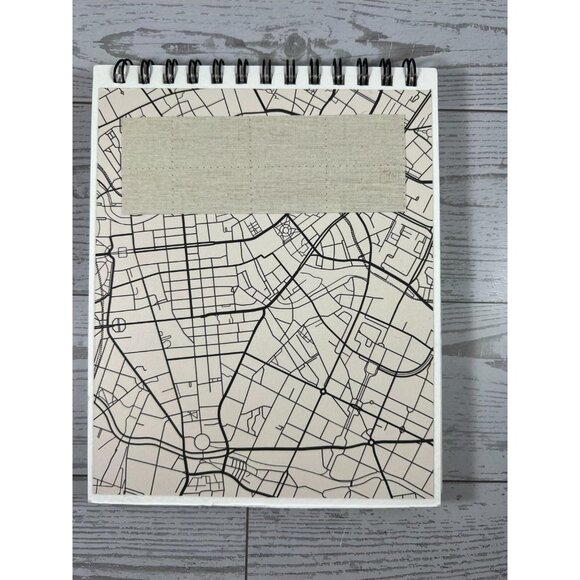 MarleeKat Creations Other - Handmade Spiral Junk Journal  4.75"x6" City Map Cover  Memory Keeper